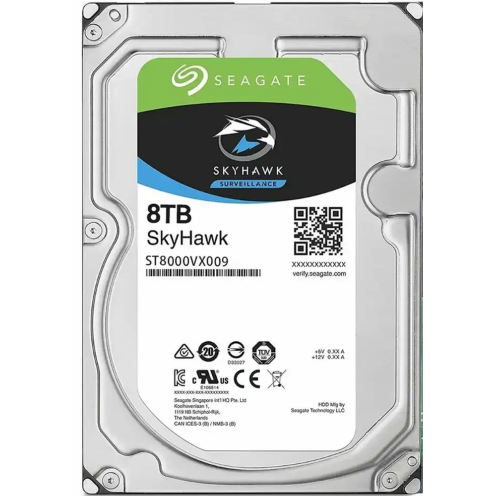 SEAGATE 3.5" 8TB SKYHAWK HDD